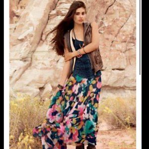 Free People FP One Floral Maxi Skirt Small